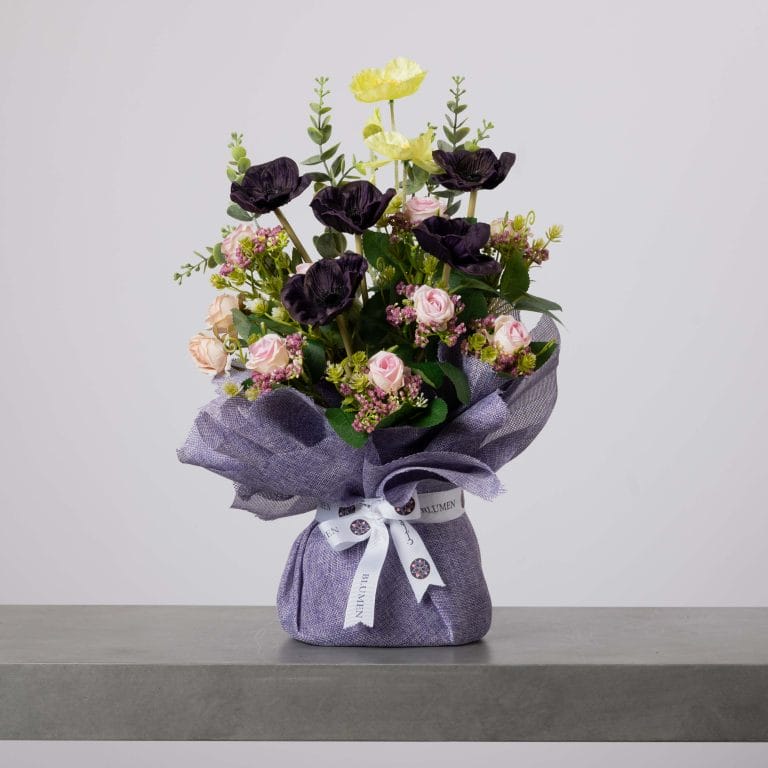 Lavender Bouquet Wrapping