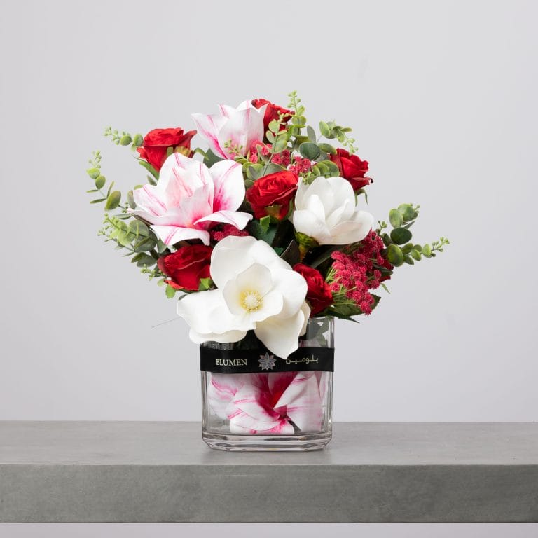 Blumen Glass Square Vase