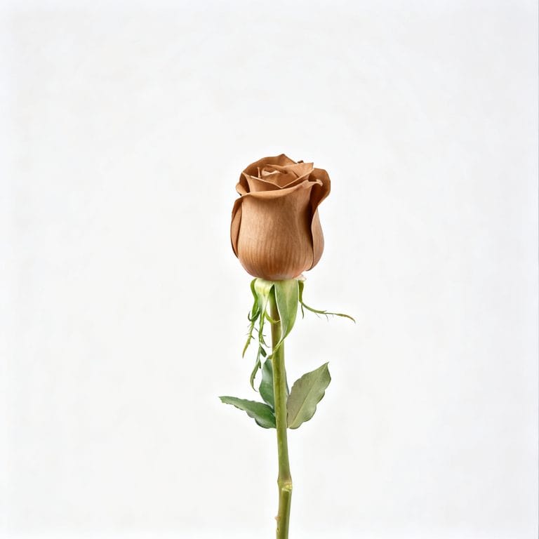 Hazelnut Rose Artificial