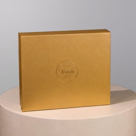 A box of chocolates made by Venchi.