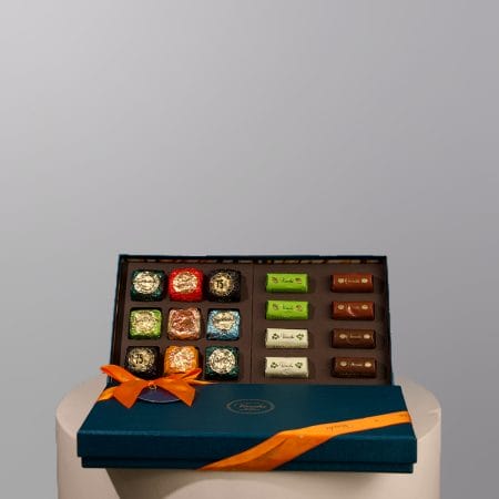 A box of chocolates made by Venchi.