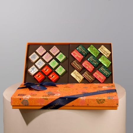 A box of chocolates made by Venchi.