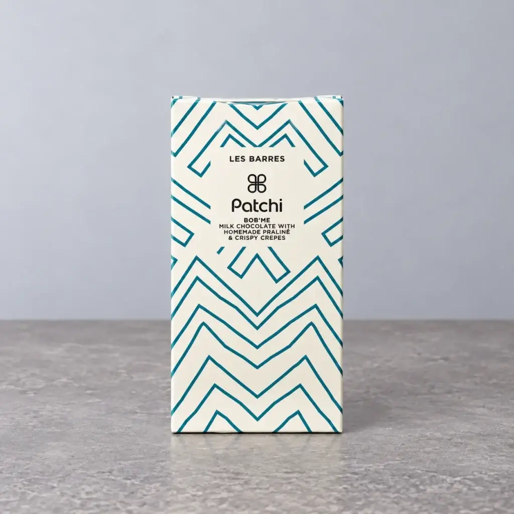 A bar of chocolate by Patchi.
